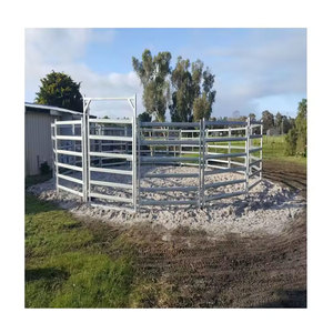 แผงรั้วเหล็กสำหรับปศุสัตว์และกระต่าย ขนาด 12 ฟุต แข็งแรงทนทาน แบบพกพา ขายส่ง - Product Image 5