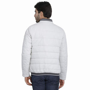 Stylish One <b>Men's</b> Hot <b>White</b> Color <b>Puffer</b> <b>Jacket</b> Fashion Wear Made in 100% Nylon With Customized Design & Brand - Product Image 2
