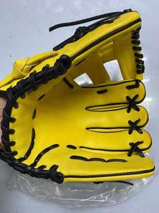 Gants de baseball et de softball professionnels personnalisés en cuir, respirants et à séchage rapide, pour adultes - Product Image 2