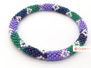 Bracelet en perles de verre tissées à la main coupe diamant perle unique conçu pierre principale Offre Spéciale bracelets de perles de mode pour la vie quotidienne - Product Image 2