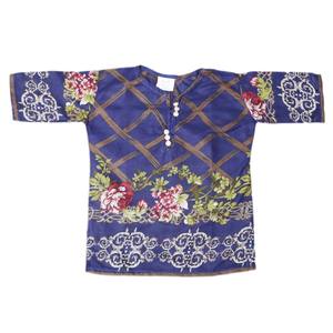 กูร์ตีพิมพ์ลายหญ้าสำหรับเด็กผู้หญิง - สีม่วงเข้ม - Product Image 2