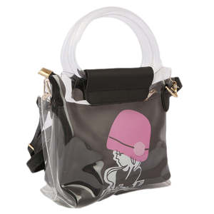 กระเป๋าสะพายไหล่เด็กผู้หญิง 002 -สีดำ - Product Image 1