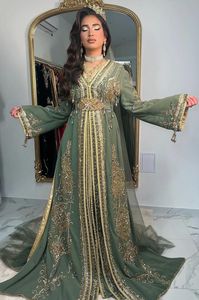 Hermoso vestido de caftán de diseño con Sendero con impresionantes cuentas de cristal embellecidas, piedra, trabajo DABKA para bodas = 2024 - Product Image 2