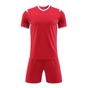 Conjunto de Ropa Deportiva para Equipo de Fútbol, Jersey y Pantalones Cortos de Poliéster de Secado Rápido, Uniforme de Fútbol con Logotipo Personalizado, Entrenamiento, Juego, OEM, ODM - Product Image 1