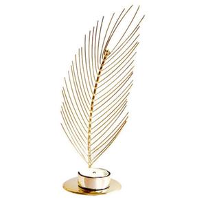 Portavelas de Metal Hecho a Mano con Diseño Artesanal, Acabado Dorado, Portavelas Votivo de Alta Venta - Product Image 5