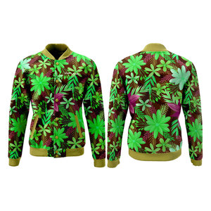 Veste en denim pour homme avec broderie en chenille et sublimation, de haute qualité, vintage, style baseball, lettre, université - Product Image 1