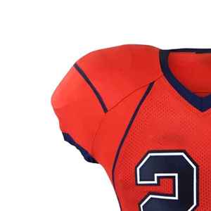 Maillot de football américain 100% polyester OEM, nouvelle arrivée, design personnalisé, séchage rapide, respirant, taille plus, maillot de football américain - Product Image 4