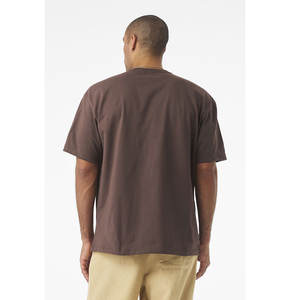 Bella + Canvas Custom Heavyweight Screen Print Camiseta recortada para hombre Loose Fit Drop Shoulder Camisetas de gran tamaño 100% algodón - Product Image 3