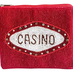 Sac fourre-tout fait à la main de style bohème perle de rocaille Logo personnalisé brodé perlé pochette à monnaie à la mode femmes tailles pour les promotions - Product Image 1