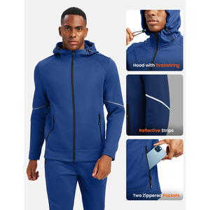 Conjunto de 2 Piezas de Sudadera con Capucha y Pantalones Deportivos para Hombre de Alta Calidad, 100% Algodón Suave, Diseño de Impresión Personalizada, Conjuntos Deportivos, Chándales Unisex - Product Image 5
