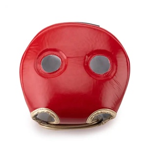 Professional Made Breathable Black-Color Custom Made Logo Design OEM-Service Low Price Boxing Protective-Gear <b>Head</b> Guards - Product Image 6