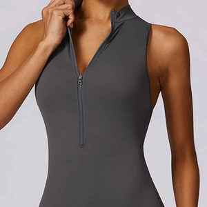 Body de gymnastique personnalisé de haute qualité combishort une pièce respirant, combinaison de sport de yoga et de fitness pour les femmes - Product Image 3