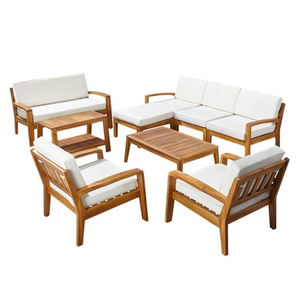 Salon de jardin en teck, fabriqué à la main en Indonésie - Product Image 1