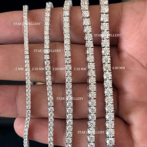 925 Sterling Silver 3 MM VVS D Color Diamond Tennis <b>Bracelet</b> <b>Christian</b> Gift Luxury Fine Jewelry - Product Image 1