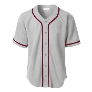 Uniformes de béisbol impresos por sublimación personalizados de Talla grande-Diseño retro de alta calidad con servicio OEM - Product Image 5