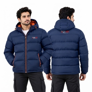 Chaqueta de plumón para hombre con logotipo personalizado, acolchado suave de tela y diseño moderno, abrigo de invierno acolchado personalizado para hombre con características duraderas - Product Image 6