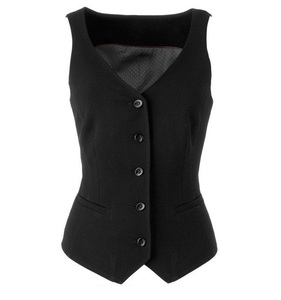 Chaleco corto estilo jacquard para mujer, chaqueta, chalecos - Product Image 5