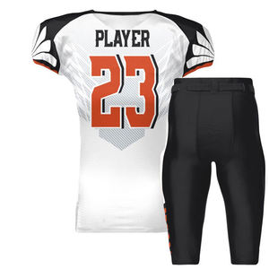 เสื้อเจอร์ซี่และกางเกงชุดอเมริกันฟุตบอลสำหรับผู้ใหญ่เยาวชนชุดอเมริกันฟุตบอล100% ทำจากโพลีเอสเตอร์ออกแบบได้ตามต้องการ - Product Image 2