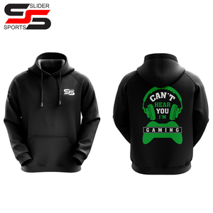 Sudadera de algodón 100% de alta calidad para hombre, chándales con capucha de gran tamaño con estampado de hojaldre, sudaderas con capucha - Product Image 2