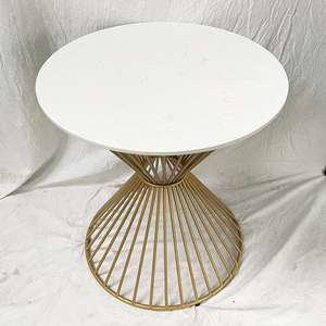 Convertible Stone Top Iron Frame <b>Coffee</b> <b>Table</b> for Living Room Decor-Durable Living Room Furniture - Product Image 4