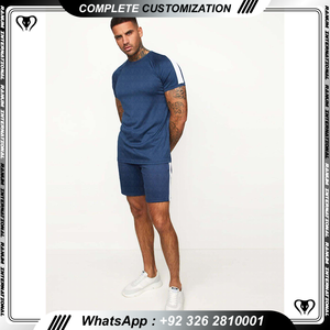 เสื้อยืดผู้ชายกางเกงขาสั้นชุดฤดูร้อน - Product Image 2