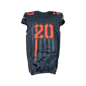 เสื้อฟุตบอลอเมริกันโพลีเอสเตอร์แบบ100% ระบายอากาศได้ดีสำหรับผู้ชายผู้หญิงฤดูร้อนเล่นเกมฟุตบอลแบบระเหิด - Product Image 4