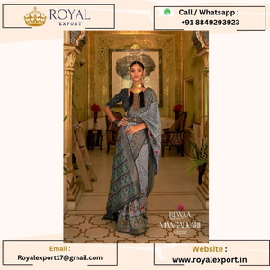 Lancement du nouveau design Mangalkari Smoothy Printed Patola Silk avec Designer Border Saree au prix de gros - Product Image 2