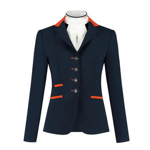 Chaqueta Ecuestre de Competición, Abrigo para Exhibición de Equitación, Logotipo Personalizado, Duradera, Transpirable, Cómoda, de Algodón, Servicio OEM - Product Image 5