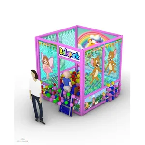 Équipement de terrain de jeu intérieur commercial 2x2m avec piscine à balles, système de piscine à balles sécurisé pour enfants pour centre commercial - Product Image 2
