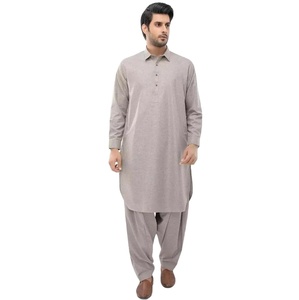 Nouveau 2024 – Vente en gros : Shalwar Kameez pour hommes, style traditionnel pakistanais, en modal, viscose et soie, respirant, séchage rapide, coupe ample - Product Image 6