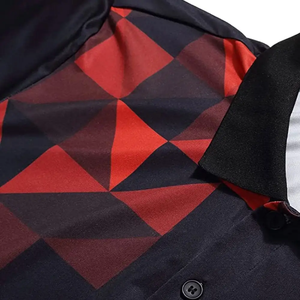 Camiseta Polo Sublimada con Estampado Completo para Hombre, Logotipo Personalizado, Transpirable, Secado Rápido, Ligera, Personalización Deportiva Disponible, OEM ODM - Product Image 5