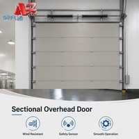 Porte sectionnelle industrielle personnalisée, porte automatique à levage vertical pour usine, entrepôt et garage commercial