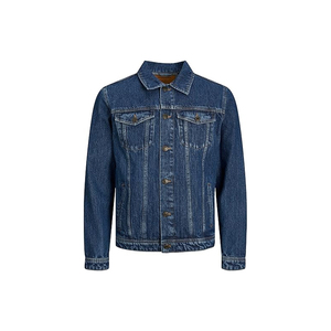 Chaquetas Vaqueras 100% Algodón para Hombre, Chaqueta Informal de Color Sólido con Bolsillos para Hombre, Estilo de Ropa de Alta Calidad, Chaquetas Vaqueras para Hombre - Product Image 1