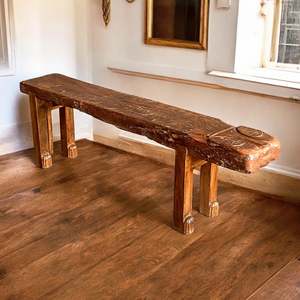 Banc pour chat de style vintage rustique, design en bois fait main - Product Image 2