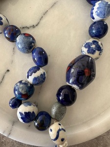 พวงมาลัยลูกปัดทำจากไม้แบบพรีเมี่ยมของตกแต่งโต๊ะที่หรูหราหรูหราพวงมาลัยเรซิ่นสไตล์ใหม่สำหรับห้องนั่งเล่นและของขวัญ - Product Image 5