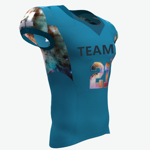Personalizado EE. UU. Mejor Calidad Diseño Personalizado OEM Cómodo Americano Digital Sublimación Fútbol Jersey - Product Image 2