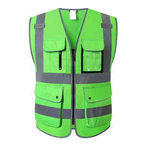 Dernier modèle de gilet de sécurité pour hommes, gilet réfléchissant imperméable et léger de grande taille à faible quantité minimale de commande et logo personnalisé - Product Image 1