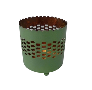 Nouvelle qualité fer rond votive laiton couleur pour noël éclairage décoration bougie pot pour salon décoration à la main - Product Image 6