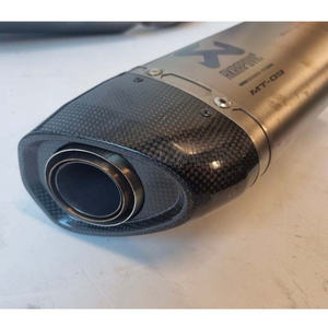 For AKRAPOVIC Full Exhaust System for Yamaha MT-09 2021-2023 New Condition Stainless Steel & Carbon Mufflers <b>Boxed</b> - Product Image 3