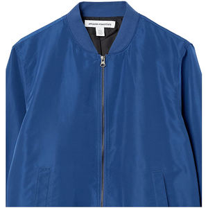 Hommes coupe-vent coupe-vent léger décontracté Softshell Flight Bomber vestes de course mode Streetwear Zip Bomber veste logo - Product Image 5