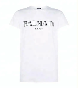 เสื้อยืดคอกลมแขนสั้นสำหรับผู้ชาย, เสื้อยืดผ้าฝ้าย100% คอกลมพิมพ์โลโก้ออกแบบได้ตามต้องการมีทุกขนาดและสี - Product Image 1