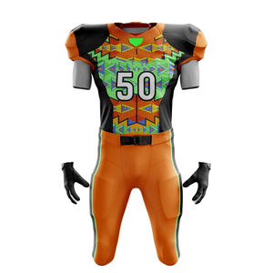 Maillot de football américain entièrement personnalisé fabriqué au Pakistan, les hommes portent de nouveaux hauts de football américain - Product Image 2