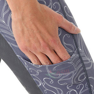 Vêtements d'équitation d'usine, Leggings d'équitation moulants personnalisés avec siège en silicone par Sublimation, culottes pour femmes - Product Image 5
