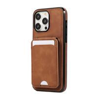 Étui portefeuille en cuir avec support magnétique, fentes pour cartes, protection d'écran pliable, cordon, sacoche pour téléphone portable en PU+TPU