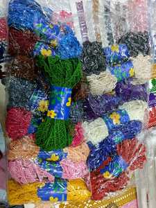 Các Nhà Sản Xuất Nhà Máy Trực Tiếp 100% Polyester Cotton Guipure Thêu Organza Ren Trim Màu Sắc Sang Trọng Cho Váy Cưới - Product Image 5