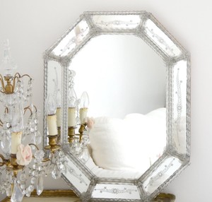 Miroir vénitien vintage (couleur et taille de la conception de personnalisation acceptées - Product Image 1