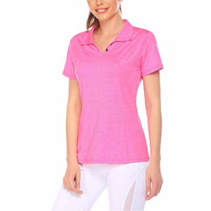 Camisetas Polo transpirables con logotipo personalizado para mujer, camisetas polo de manga corta para mujer - Product Image 2