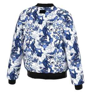 Vente en gros de vestes universitaire de baseball avec impression par sublimation à motif zippé veste universitaire Letterman légère au design populaire - Product Image 2