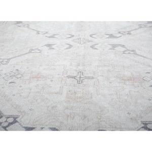 Tapis en laine ivoire vintage Pae-539 à motif géométrique noué à la main pour la décoration de la maison, salon, couloir, tapis rectangulaire pour adolescents - Product Image 3