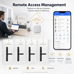 <span class=keywords><strong>Serratura</strong></span> Intelligente WiFi TTlock Tuya per Porte Scorrevoli in Alluminio da Esterno, Impermeabile IP65, con Password Digitale - Product Image 3